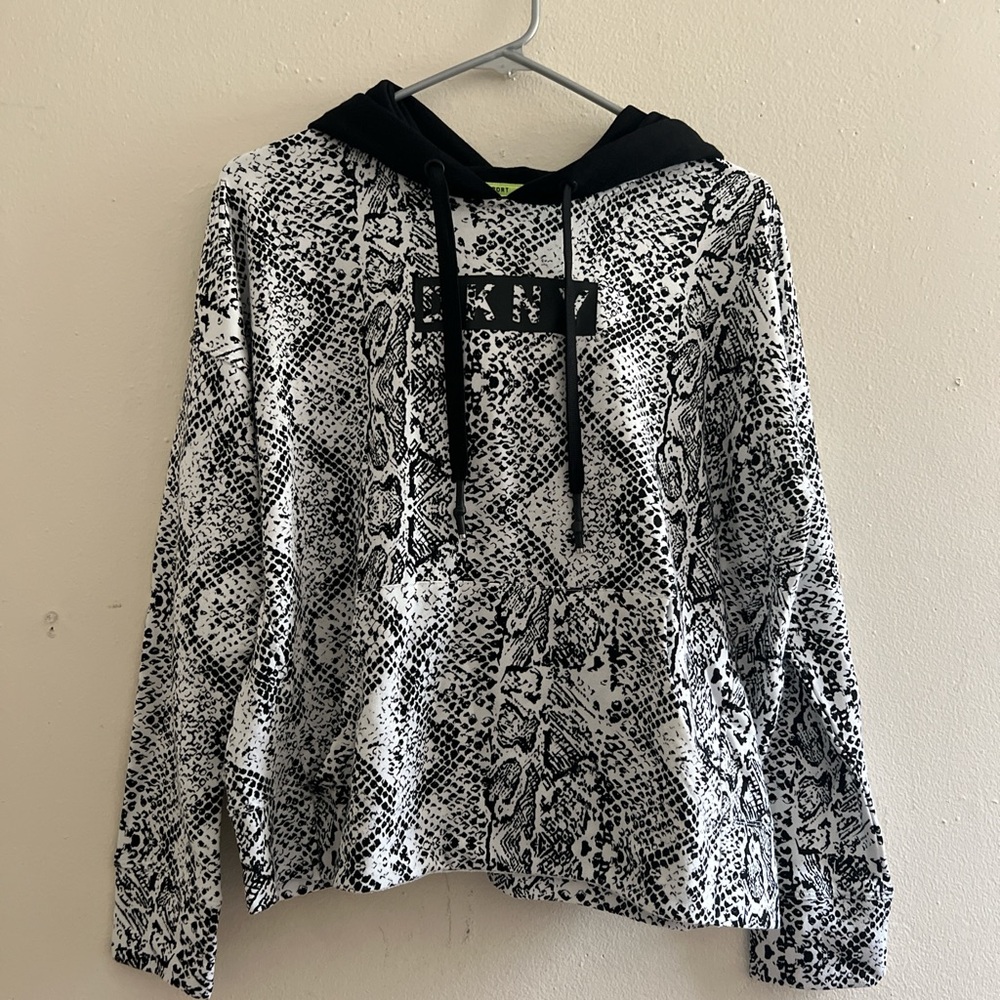 DKNY Snakeskin Print Hoodie
